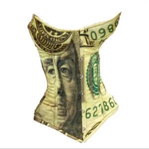 Money Green Corset